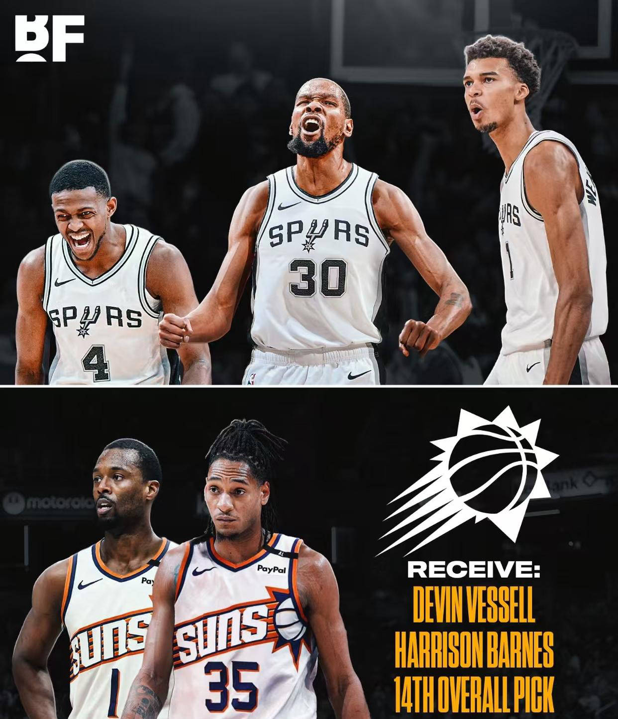 末节丢绝杀+加时丢2个绝平！36岁KD垂垂老矣？太阳5人20+被逆转